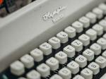 en skrivemaskine